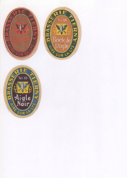 étiquettes de la collection