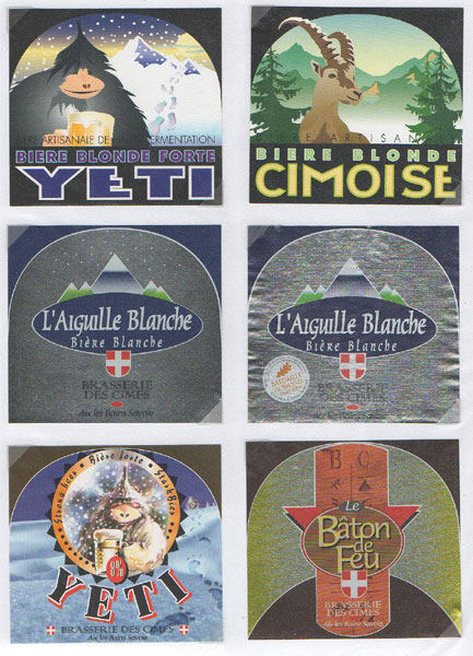 étiquettes de la collection