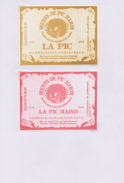 étiquettes de la collection