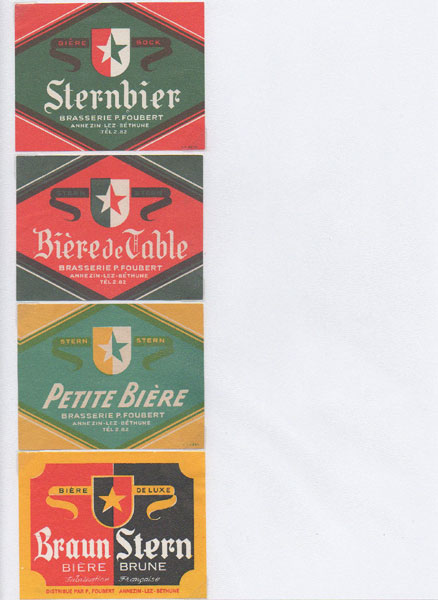 étiquettes de la collection