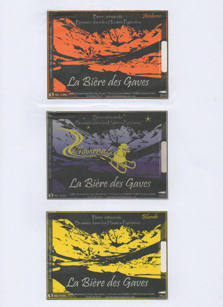 étiquettes de la collection