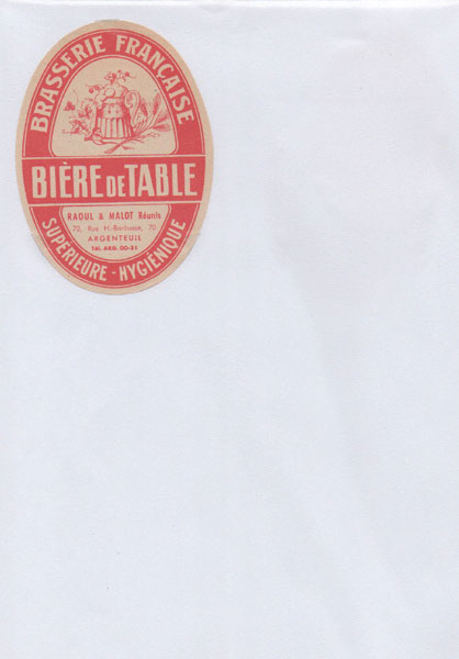étiquettes de la collection