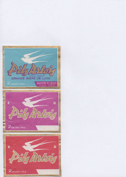 étiquettes de la collection