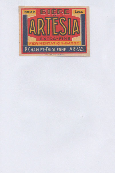 étiquettes de la collection