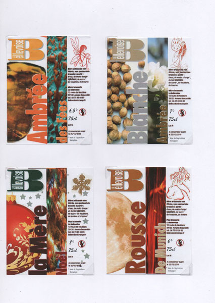 étiquettes de la collection