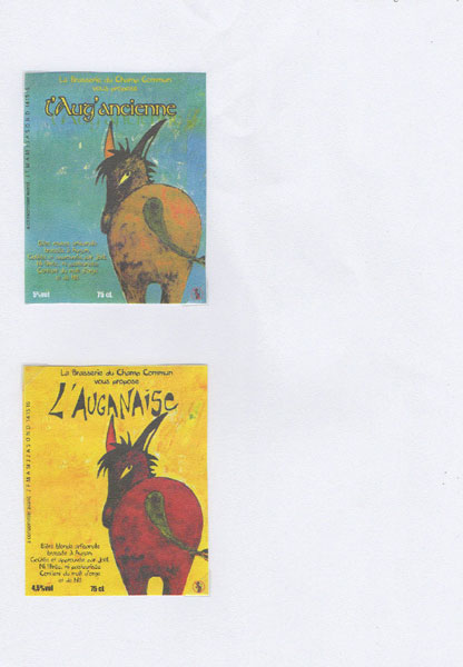 étiquettes de la collection