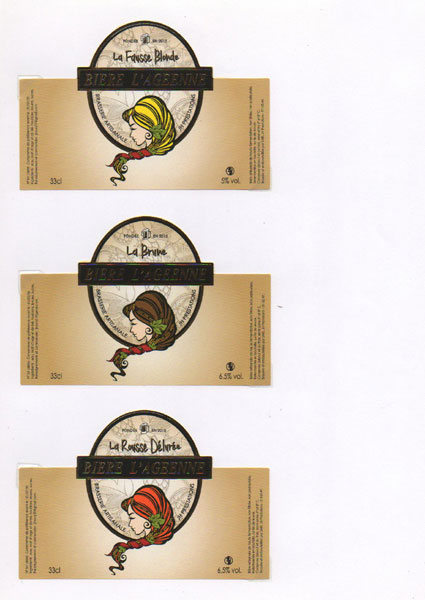 étiquettes de la collection