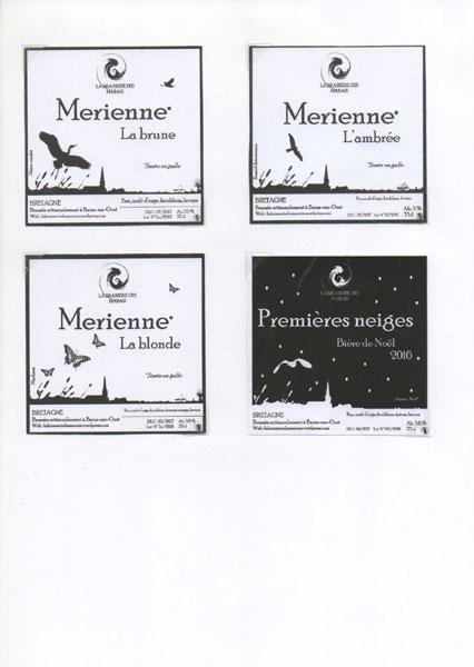 étiquettes de la collection