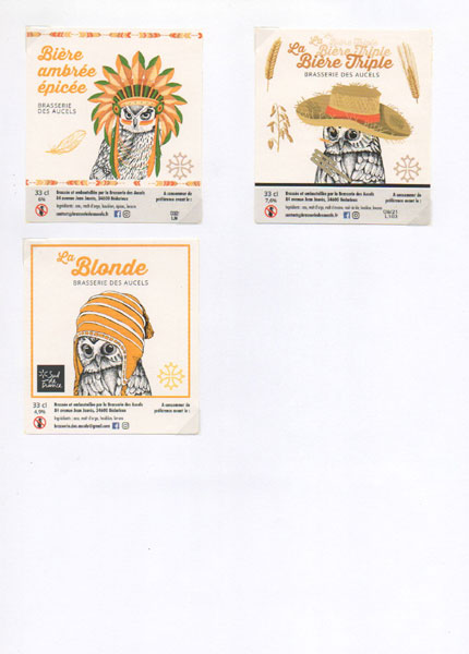 étiquettes de la collection