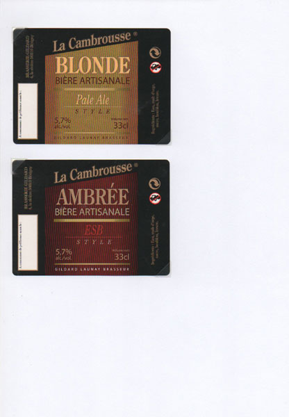 étiquettes de la collection