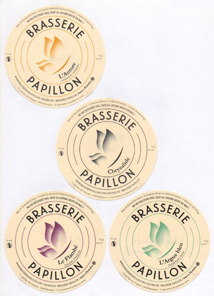 étiquettes de la collection