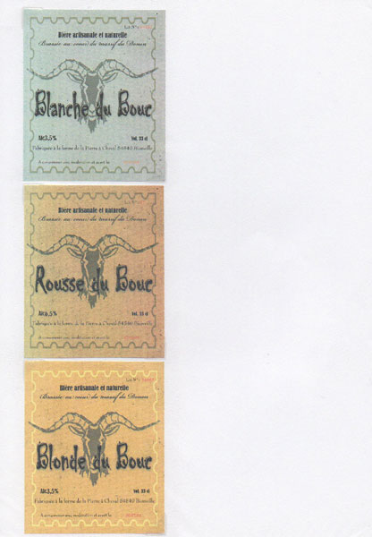 étiquettes de la collection