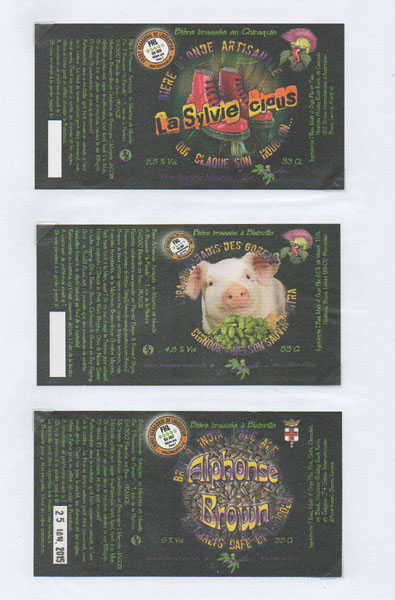étiquettes de la collection
