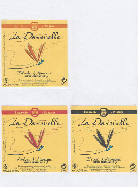 étiquettes de la collection