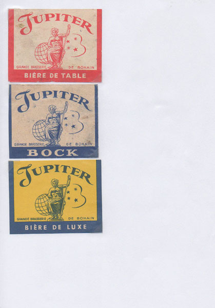 étiquettes de la collection