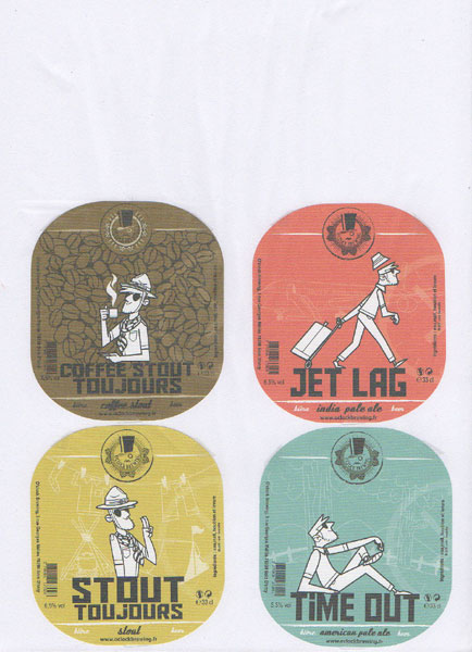 étiquettes de la collection