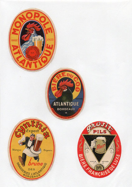 étiquettes de la collection