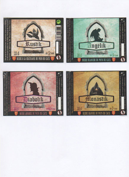 étiquettes de la collection