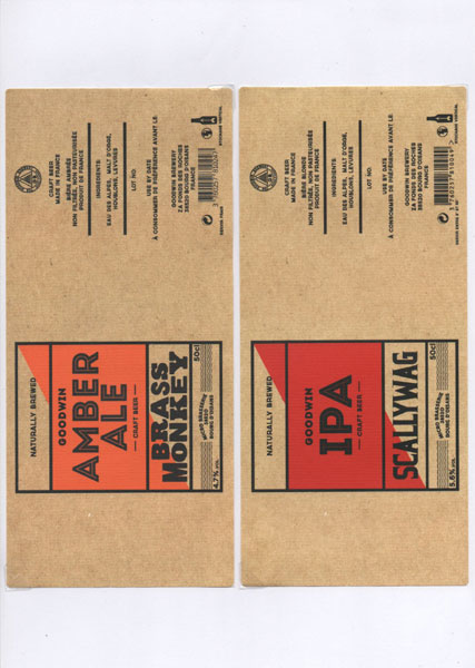 étiquettes de la collection