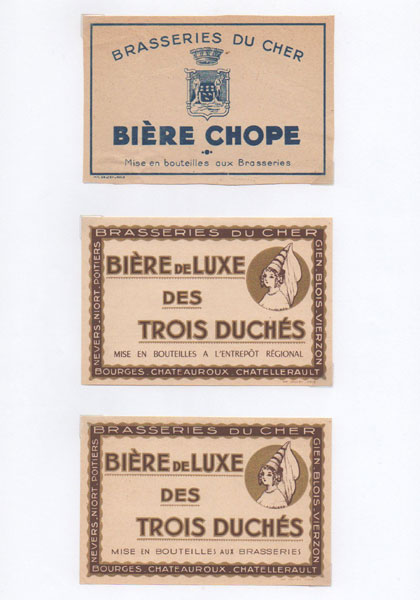 étiquettes de la collection