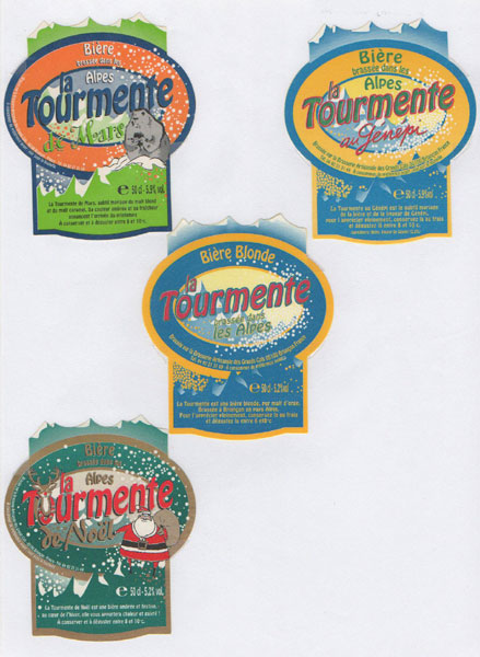 étiquettes de la collection