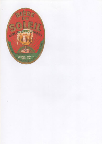 étiquettes de la collection