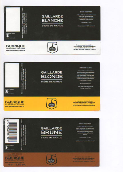 étiquettes de la collection