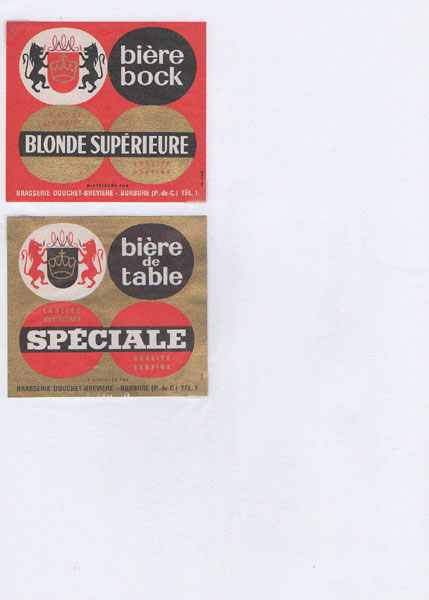 étiquettes de la collection