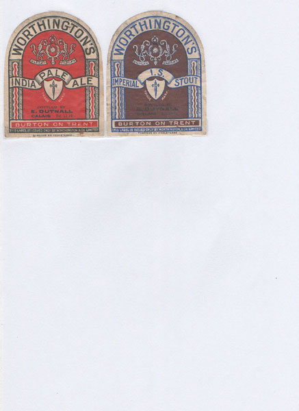 étiquettes de la collection