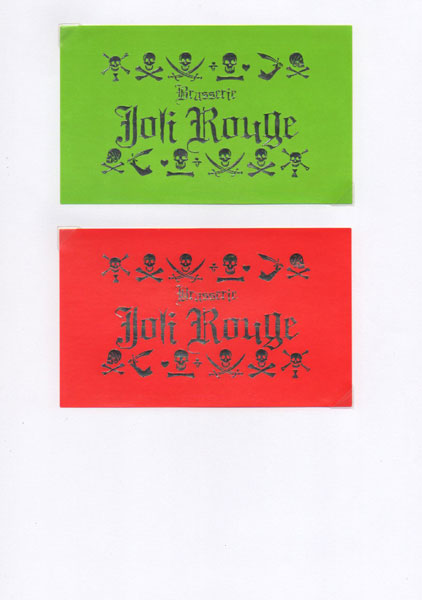 étiquettes de la collection