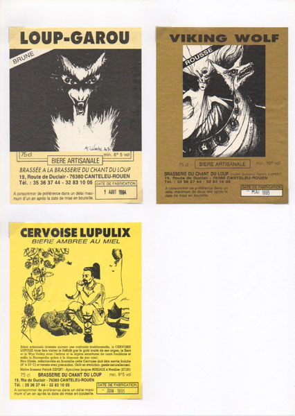 étiquettes de la collection