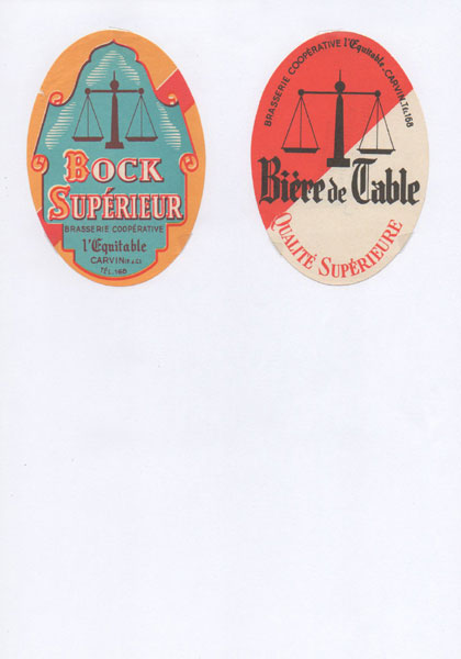 étiquettes de la collection