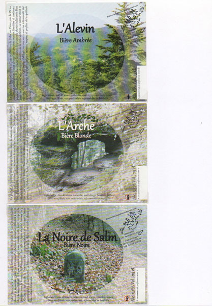 étiquettes de la collection