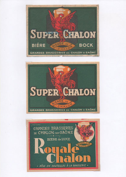 étiquettes de la collection