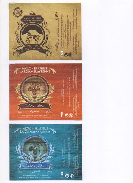 étiquettes de la collection
