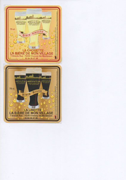 étiquettes de la collection