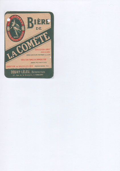 étiquettes de la collection