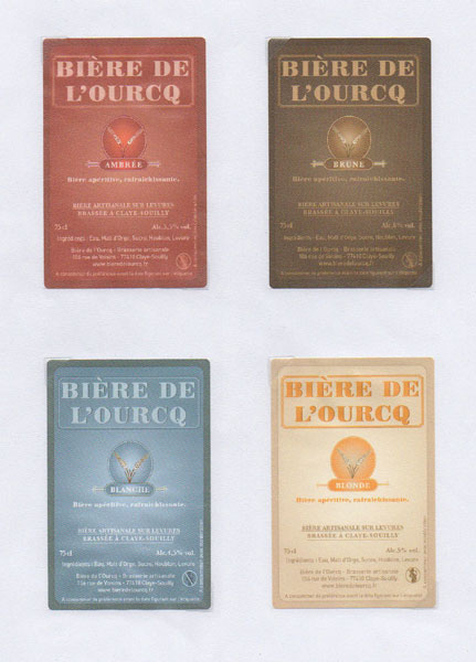 étiquettes de la collection
