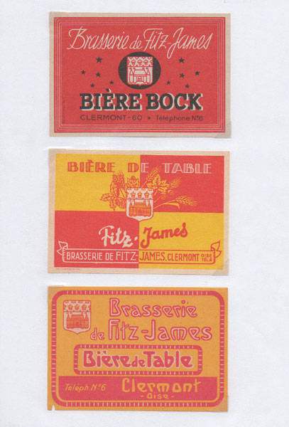 étiquettes de la collection