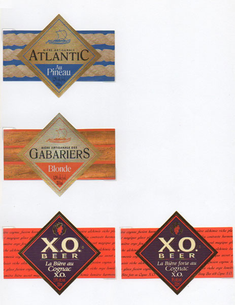 étiquettes de la collection