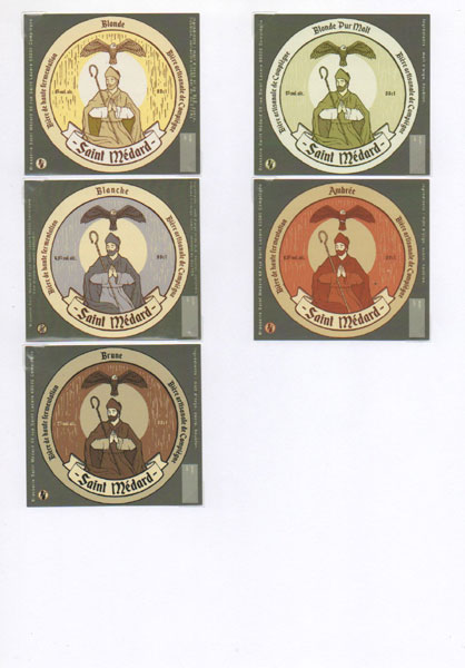étiquettes de la collection