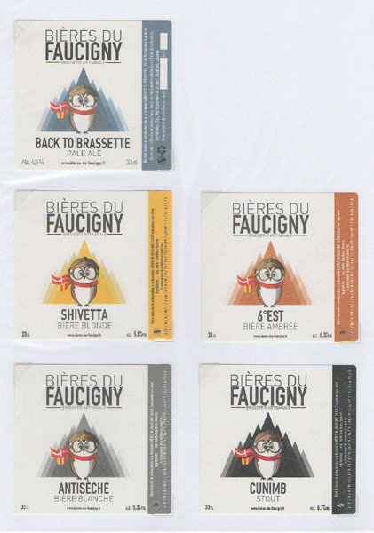 étiquettes de la collection