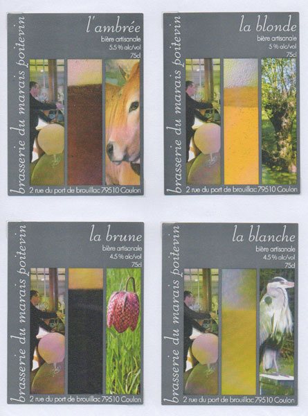 étiquettes de la collection