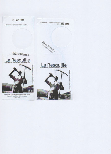 étiquettes de la collection