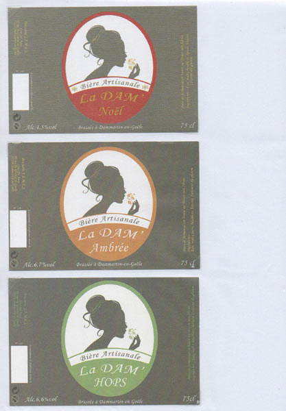 étiquettes de la collection
