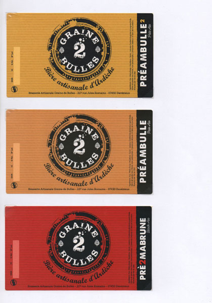 étiquettes de la collection