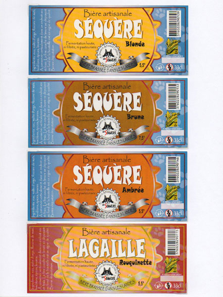 étiquettes de la collection