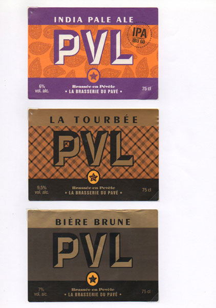 étiquettes de la collection