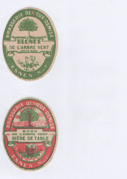 étiquettes de la collection