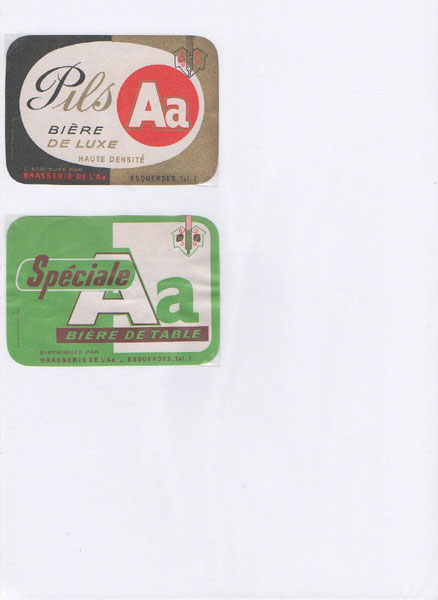 étiquettes de la collection